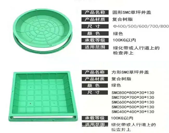 儋州树脂复合种植井盖展示
